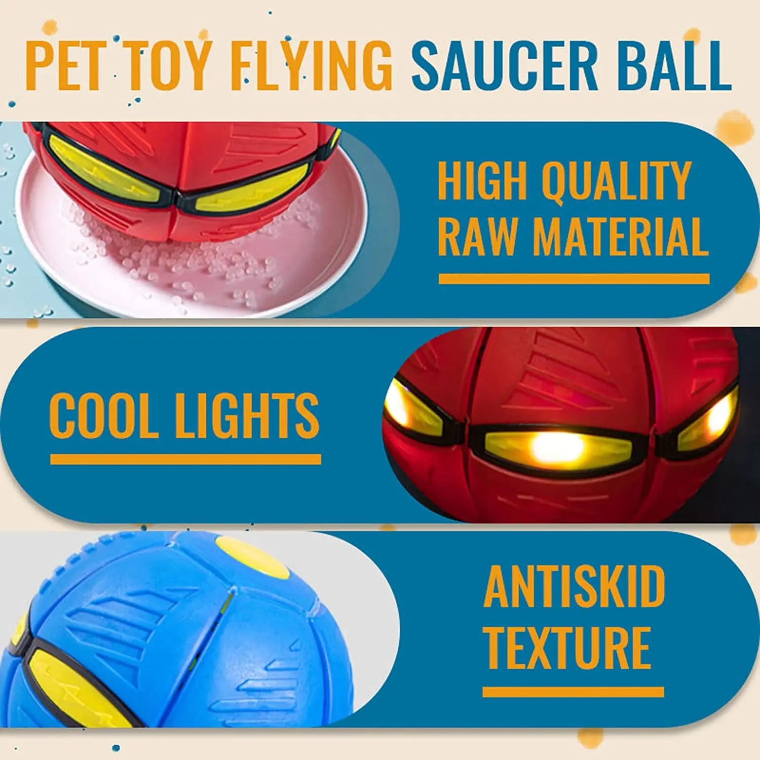 Pet Magic Flying Saucer Ball