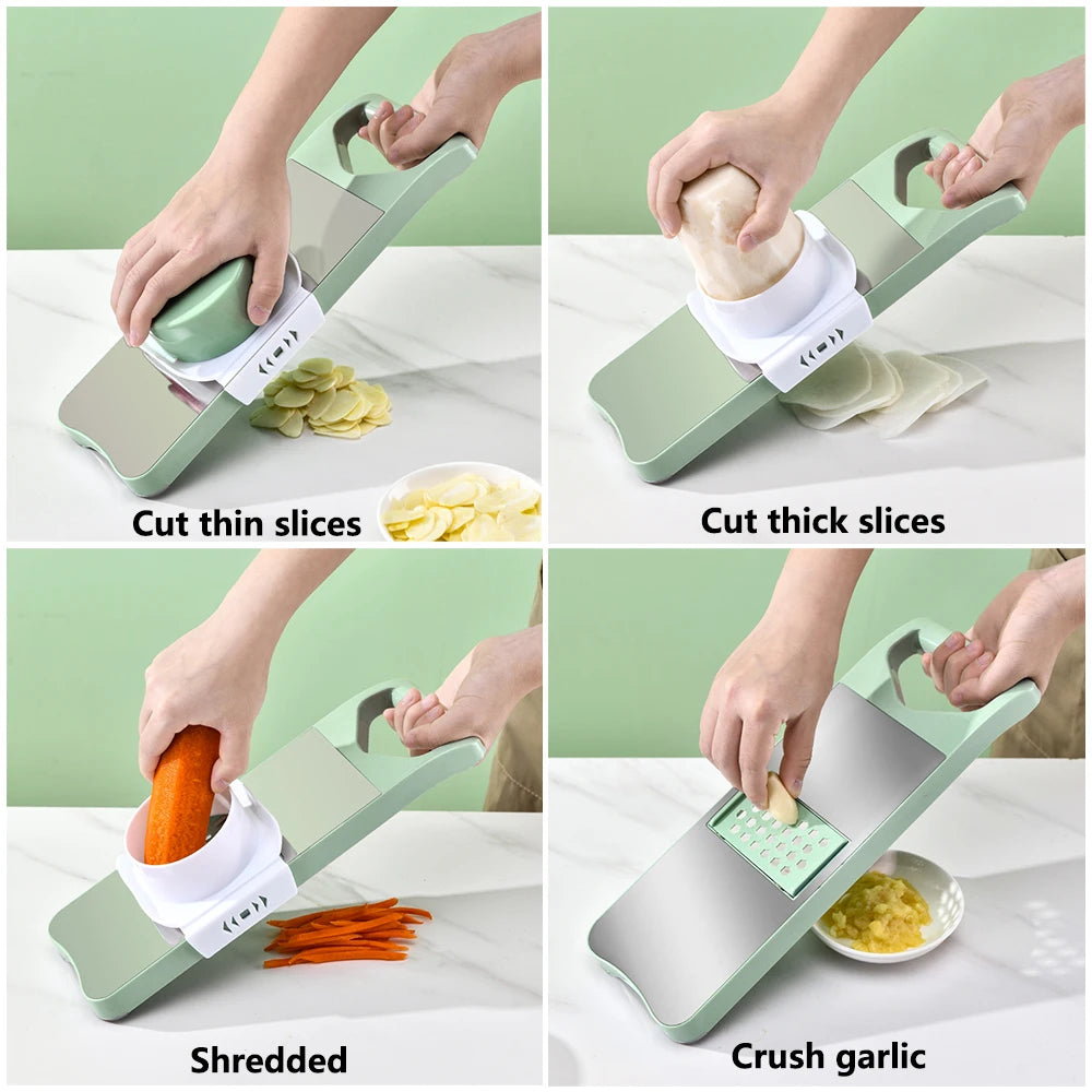 6-in-1 Stainless Steel Multifunctional Slicer