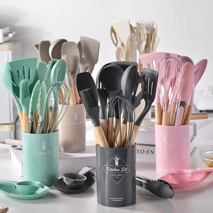 Silicone Cooking Utensils Set