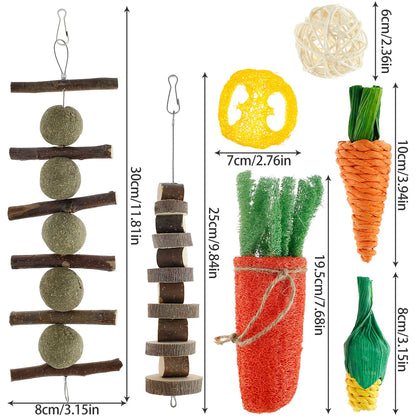 Natural Chew Toys Set